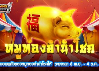 กิจกรรม Golden Pig หมูทองคำนำโชค!